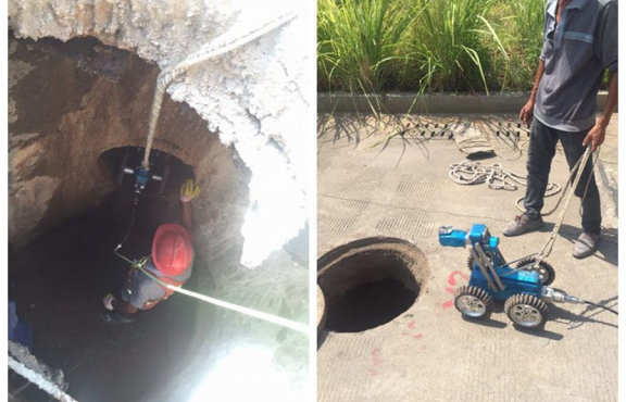 管網(wǎng)檢測(cè)機(jī)器人投入使用，以科技助力公路施工